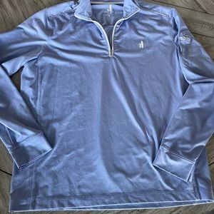 Johnnie-O men’s golf quarter zip pull over size medium